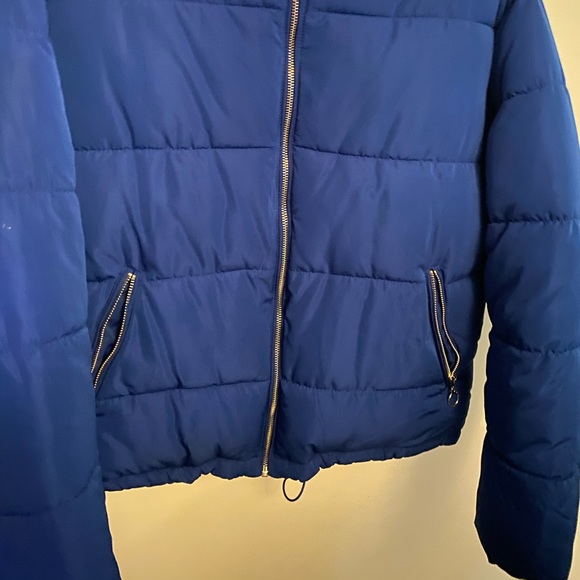 Blue puffer jacket - Picture 2 of 3